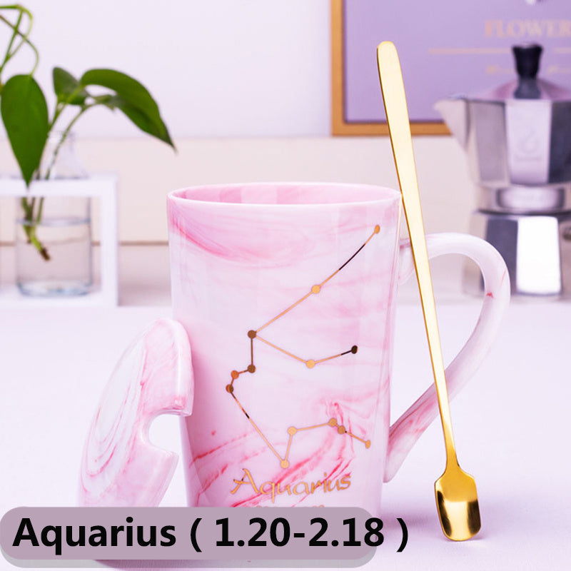 Nordic Creative Ceramic Mug Twelve Constellation Mug